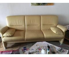 Sofa Couch ledergarnitur